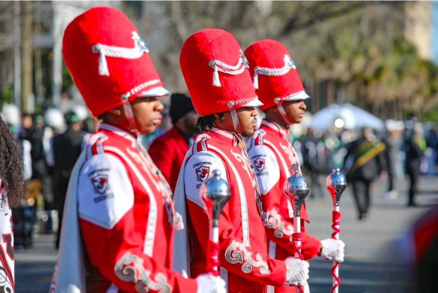 Majestic Marching Cardinals section rehearsal