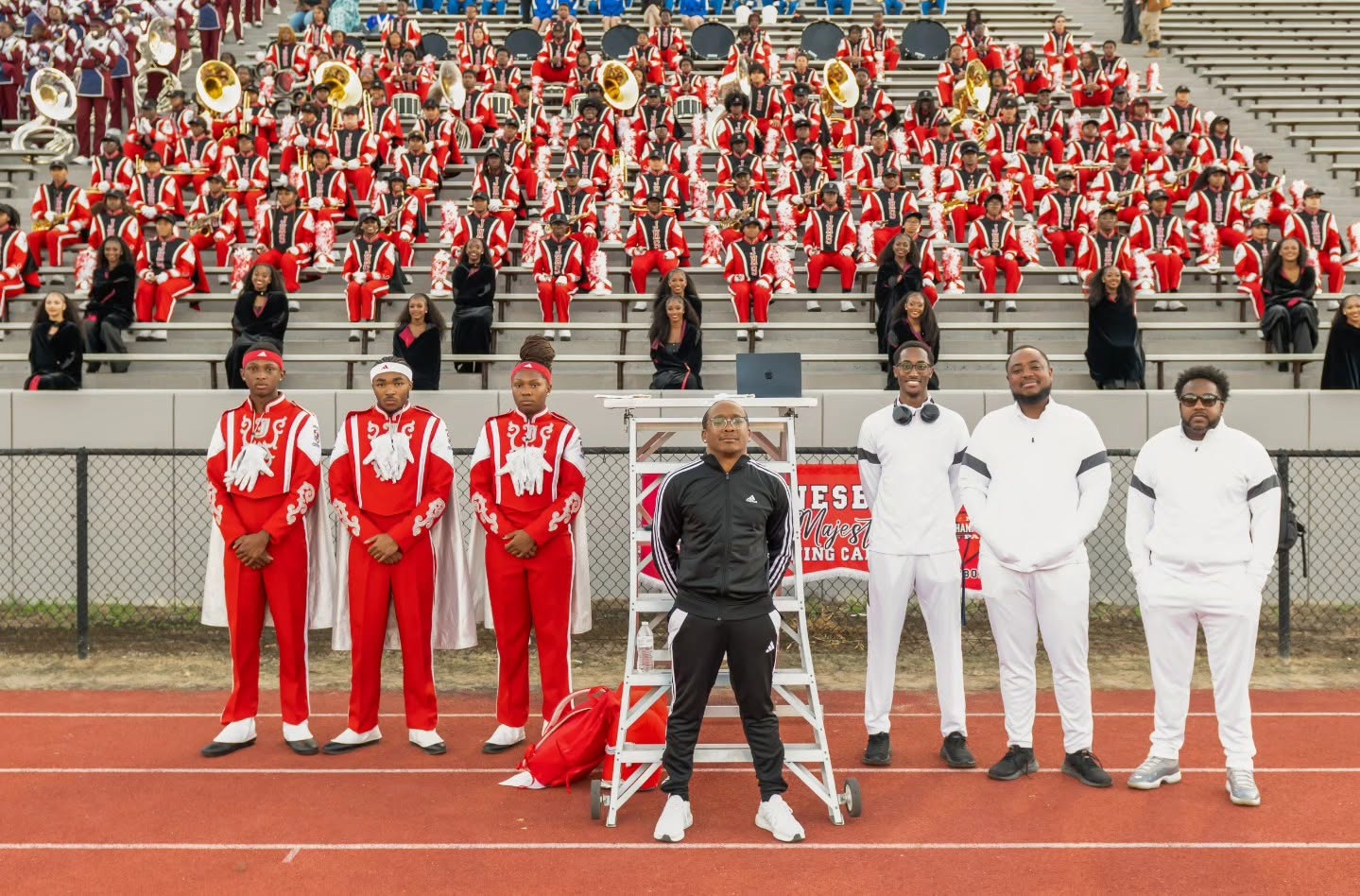 Majestic Marching Cardinals field performance