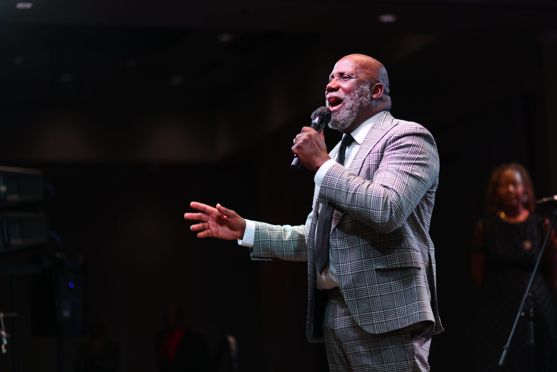 Bishop Randy Borders speaking